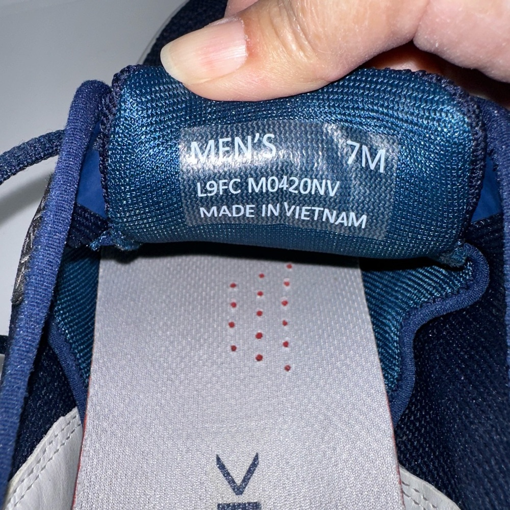 Kizik Madrid Echo Navy Sneakers Men’s 
Size 7M #M0420NV - Picture 8 of 13